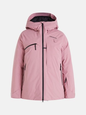 Peak Performance Alpine GTX Ski Women's Down Jacket Pink | MNL68-069