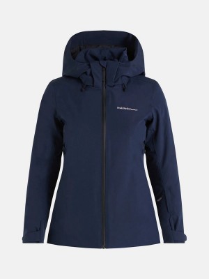 Peak Performance Anima Insulated 2L Women's Ski Jacket Navy | QPZ56-071