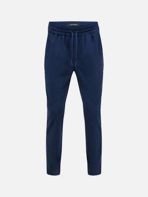 Peak Performance Any Jersey Women's Pants Navy | LLS41-291