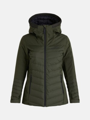 Peak Performance Blackfire Women's Down Jacket Green / Olive | PFM34-717