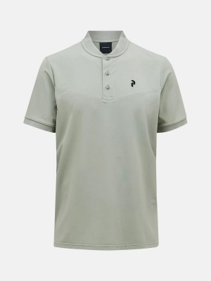 Peak Performance Chase Men's Polo Shirt Green | WIB10-621