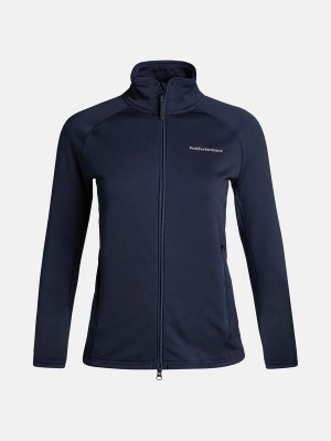 Peak Performance Chill Light Zip Women's Jacket Navy | ZJQ32-402