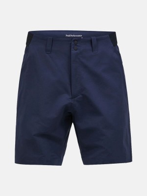 Peak Performance Commuter Men's Shorts Navy | FIZ70-219