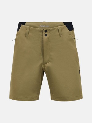 Peak Performance Commuter Women's Shorts Olive | QWF35-182