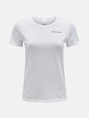 Peak Performance Explore Logo Women's T-Shirt White | BCA80-546