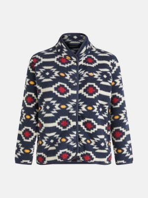 Peak Performance Fleece Snap Women's Cardigan Multicolor | GOK19-612