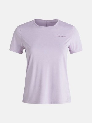 Peak Performance Fly Women's T-Shirt Pink | FQO15-393