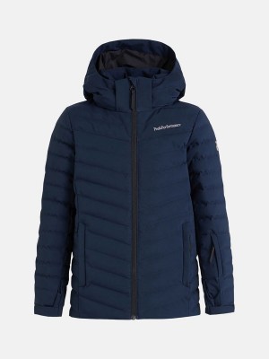 Peak Performance Frost Ski Kids' Down Jacket Navy | SQQ25-768