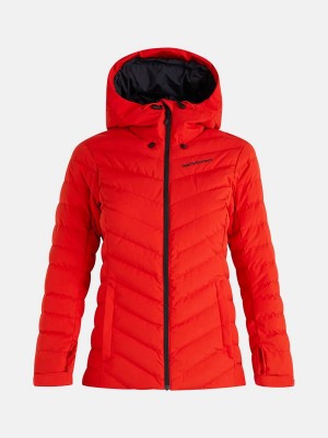 Peak Performance Frost Ski Women's Down Jacket Red | GYZ74-164