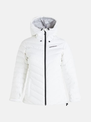 Peak Performance Frost Ski Women's Down Jacket White | XGB32-474