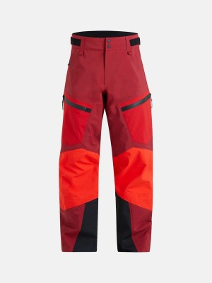 Peak Performance Gravity Gore-Tex 3L Men's Ski Pants Red / Red | LNX90-820