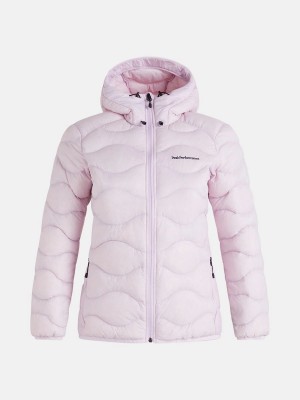 Peak Performance Helium Hood Women's Down Jacket Pink | CAT94-568