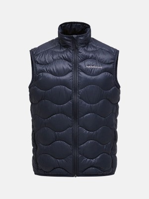 Peak Performance Helium Men's Down Vest Black | FVN49-722