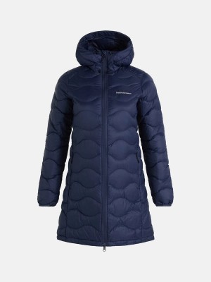 Peak Performance Helium Parka Women's Down Jacket Navy | ZUI04-440