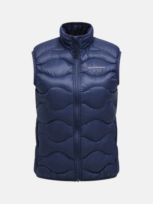 Peak Performance Helium Women's Down Vest Navy | OSW30-737