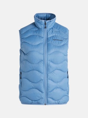 Peak Performance Helium Women's Down Vest Blue | AHP03-057