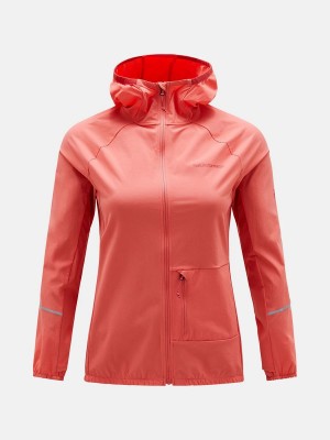 Peak Performance Light Woven Women's Wind Jacket Pink | TGD16-385