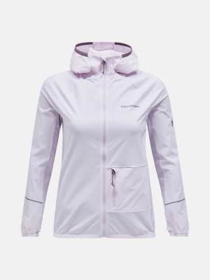 Peak Performance Light Woven Women's Wind Jacket Purple | OTZ75-119