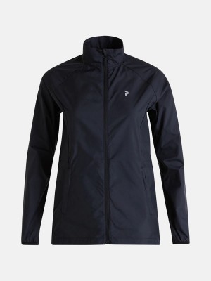 Peak Performance Lightweight Women's Wind Jacket Black | JJV51-257