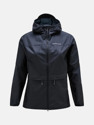 Peak Performance Lightweight Women's Wind Jacket Black | YTN22-749