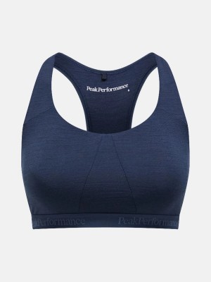 Peak Performance Magic Women's Sports Bra Navy | ZDY79-938