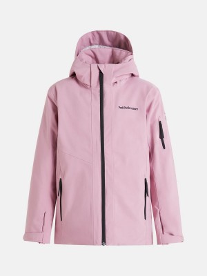 Peak Performance Maroon Insulated 2L Kids' Ski Jacket Pink | NOZ74-367