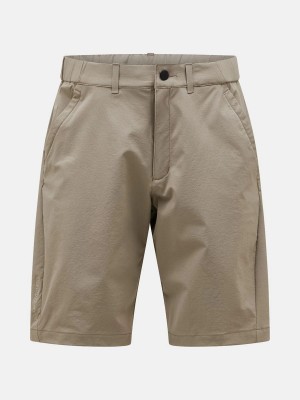 Peak Performance Moment Men's Shorts Beige | ZZM93-854