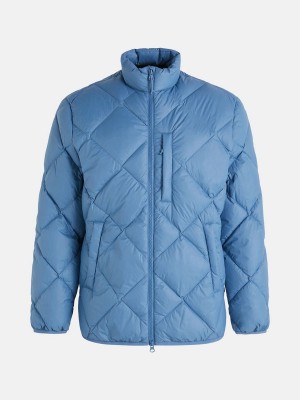 Peak Performance Mount Men's Down Jacket Blue | HPO70-628