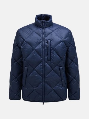 Peak Performance Mount Men's Down Jacket Navy | EXR50-097