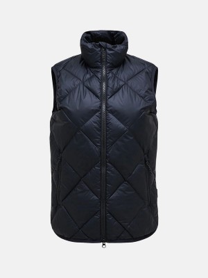 Peak Performance Mount Women's Down Vest Black | NMH21-804