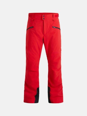 Peak Performance Navtech Insulated 2L Men's Ski Pants Red | VZW62-482