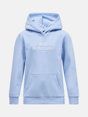 Peak Performance Original Kids' Hoodie Blue | UCT68-919