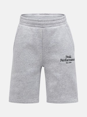 Peak Performance Original Kids' Shorts Grey / Black | ETN63-006