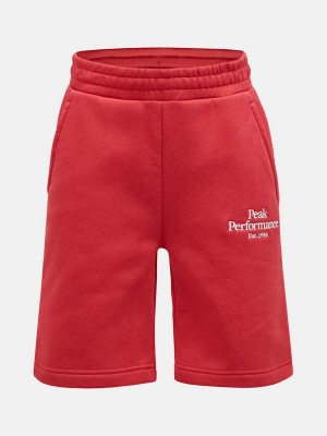 Peak Performance Original Kids' Shorts Red | VWH48-862