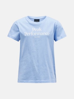 Peak Performance Original Kids' T-Shirt Blue | NBI16-801