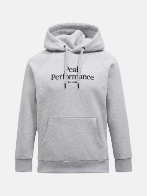 Peak Performance Original Men's Hoodie Grey / Black | EEM72-041