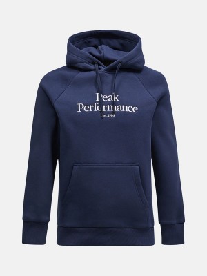 Peak Performance Original Men's Hoodie Navy / White | KVP02-104