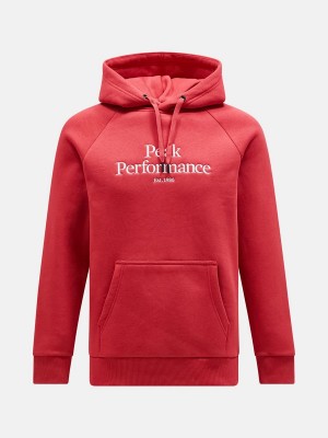 Peak Performance Original Men's Hoodie Red | EMH69-099