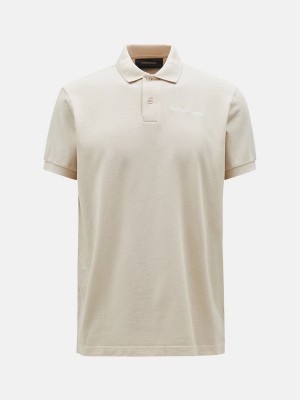 Peak Performance Original Men's Polo Shirt Beige | HTR81-787