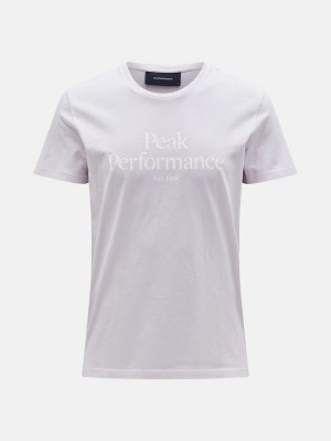 Peak Performance Original Men's T-Shirt Purple | UQC50-566