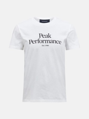 Peak Performance Original Men's T-Shirt White / Black | IIJ29-507