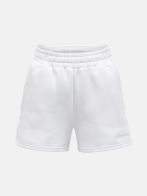 Peak Performance Original Small Logo Women's Shorts White | RQU11-721