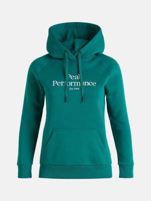 Peak Performance Original Women's Hoodie Green | RMB66-311