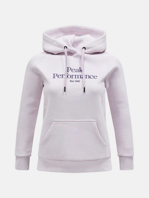 Peak Performance Original Women's Hoodie Purple | NQG67-495