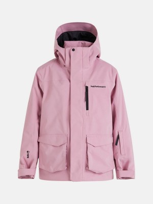 Peak Performance Pact Insulated 2L Kids' Ski Jacket Pink | NGK42-907