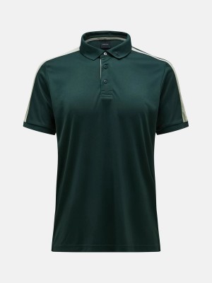 Peak Performance Player Men's Polo Shirt Green / Green | YOY76-267