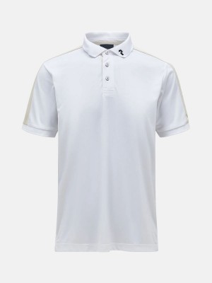 Peak Performance Player Men's Polo Shirt White / Beige | QAK71-694