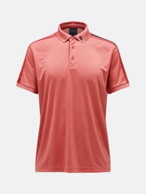 Peak Performance Player Men's Polo Shirt Pink / Red | SSH99-191