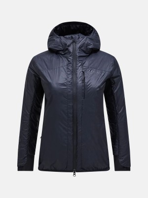 Peak Performance Radiance Hood Women's Ski Jacket Black | EUW91-173