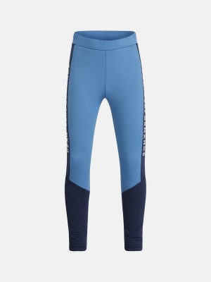 Peak Performance Rider Long Kids' Pants Blue / Navy | QHP22-499